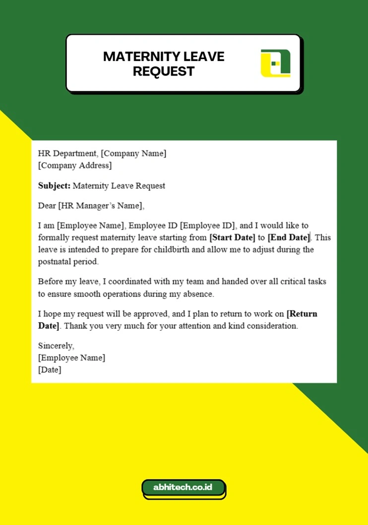 Contoh-Surat-Cuti-Melahirkan-Template-Bahasa-Inggris